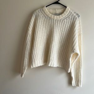 American Eagle Cream Sweater Women’s S